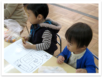 日曜学校の子どもたち