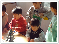 日曜学校の子どもたち